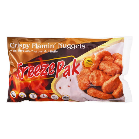 FreezePak Spicy Chicken Nuggets 1kg (Halal)