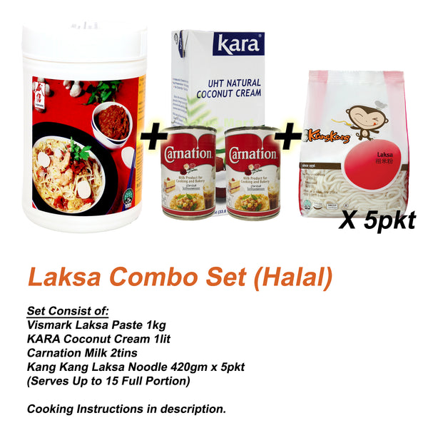 Vismark Laksa Combo Set 1set - Serves up to 15pax (Halal)