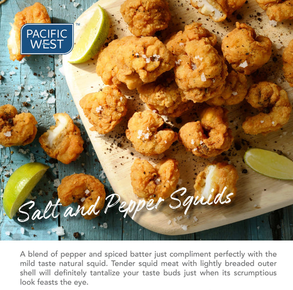 Pacific West Salt and Pepper Squid 1kg/pkt (Halal)