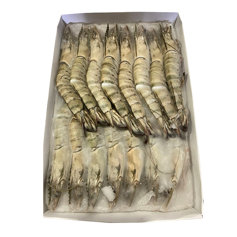 Frozen Black Tiger Prawn 1kg/box - SGFoodMart.com SG Food Mart