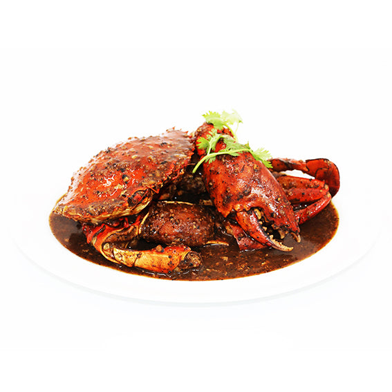 DUO Promo Frozen Singapore Black Pepper Crab & Chilli Crab 1box each (Halal)