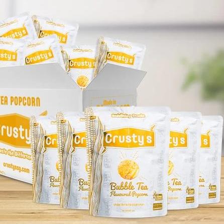 Crusty Bubble Tea Popcorn 60gm/pkt (Halal) - SGFoodMart.com SG Food Mart