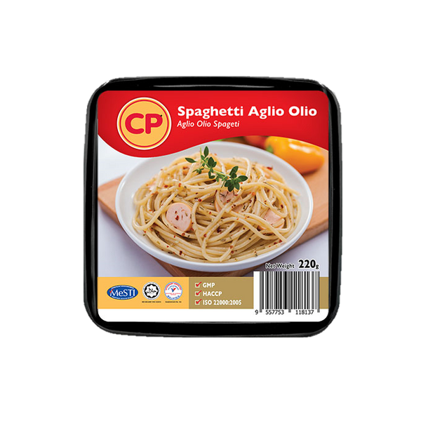 CP Aglio Olio 220gm/tray (Halal) - SGFoodMart.com SG Food Mart