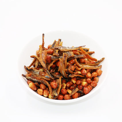Fried Ikan Bilis with Peanut 1kg/pkt (Halal)