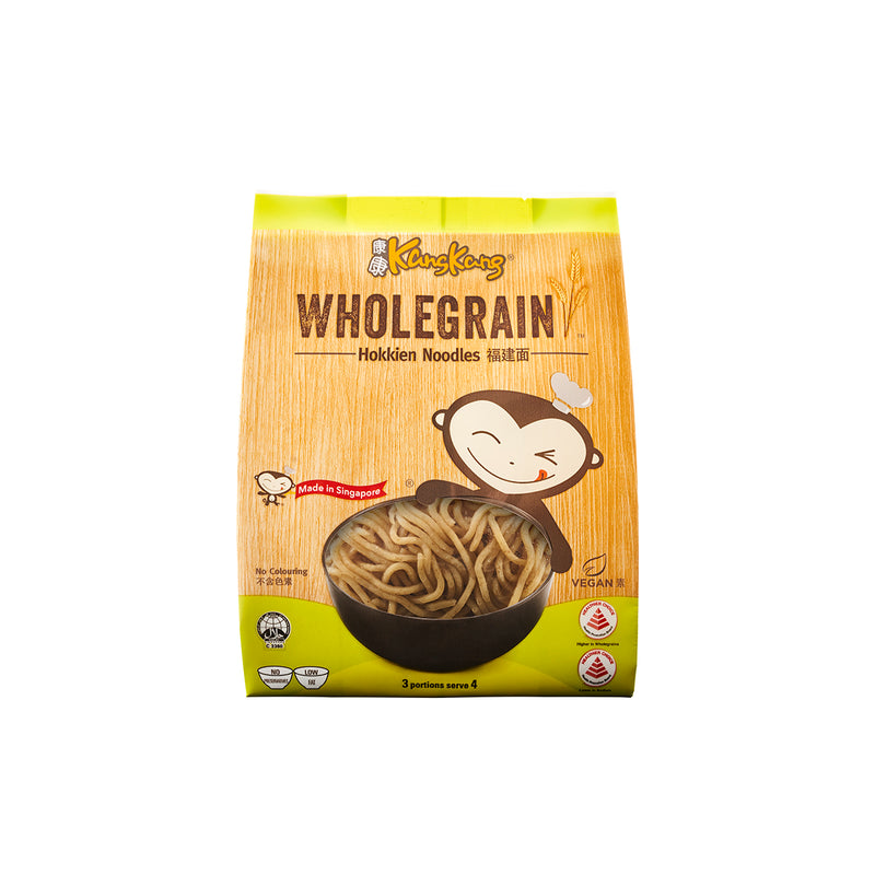 Kang Kang Wholegrain Hokkien Noodle 450gm/pkt (Halal) - SGFoodMart.com SG Food Mart
