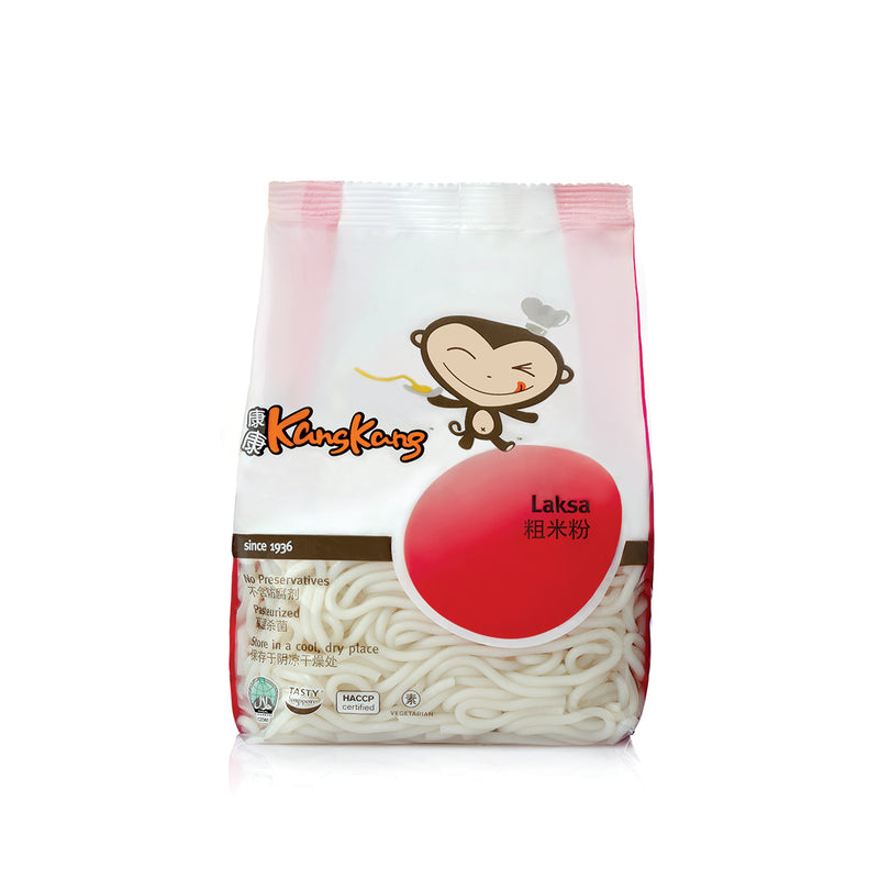 Kang Kang Laksa Noodles 420gm/pkt (Halal) - SGFoodMart.com SG Food Mart