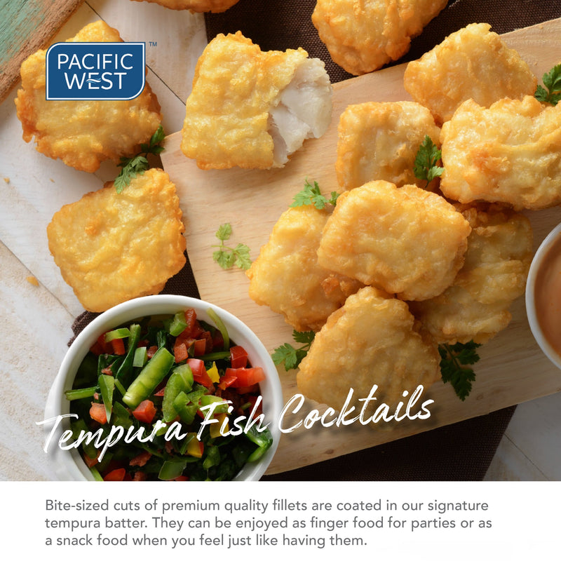 Pacific West Tempura Fish Cocktail 1kg/pkt (Halal)