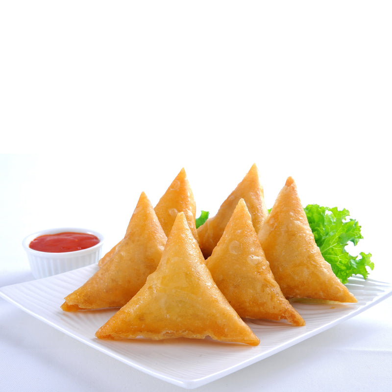 Mutton Curry Samosa 25gm x 50pc/box (Halal) - SGFoodMart.com SG Food Mart