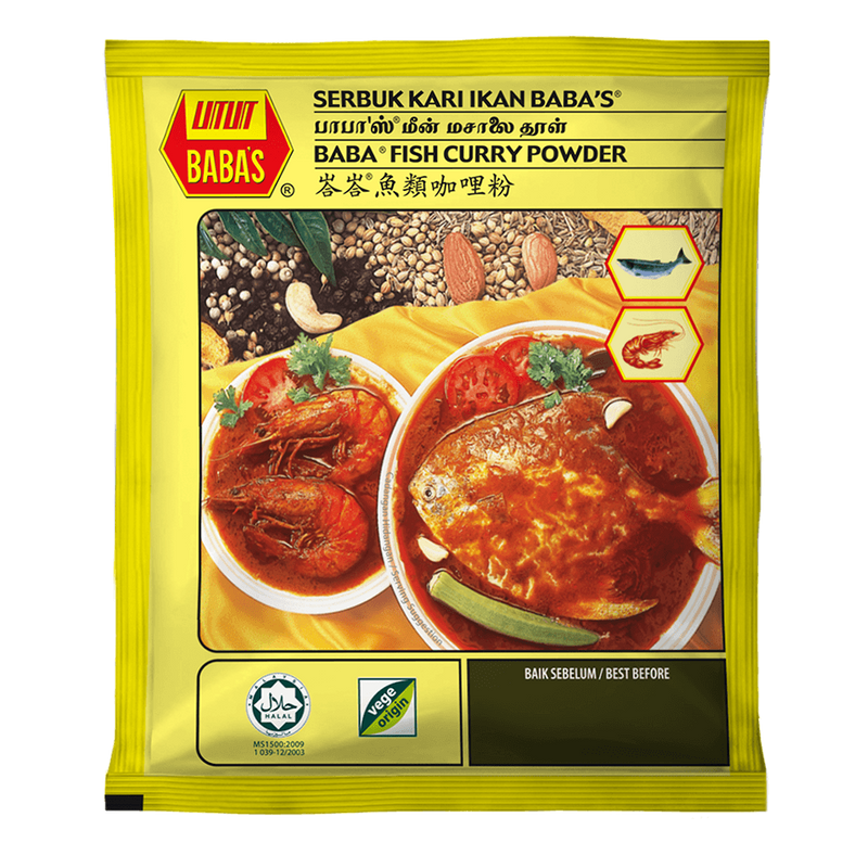 Babas Fish Curry Powder 1kg (Halal)